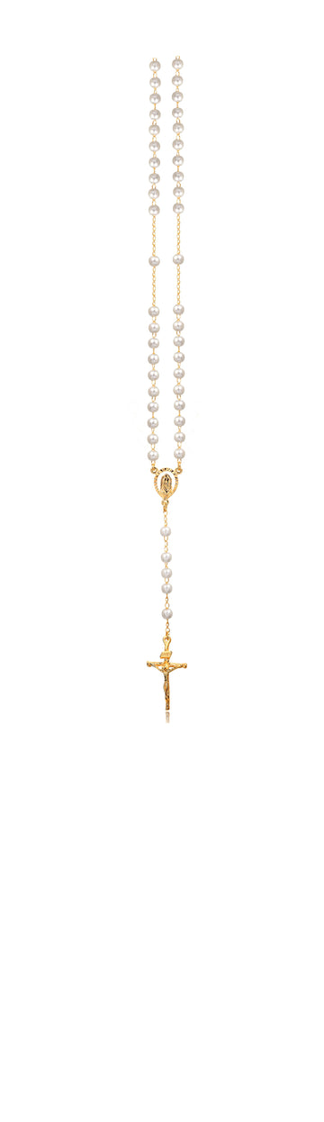 18K Gold Layered Oro Laminado Rosarie